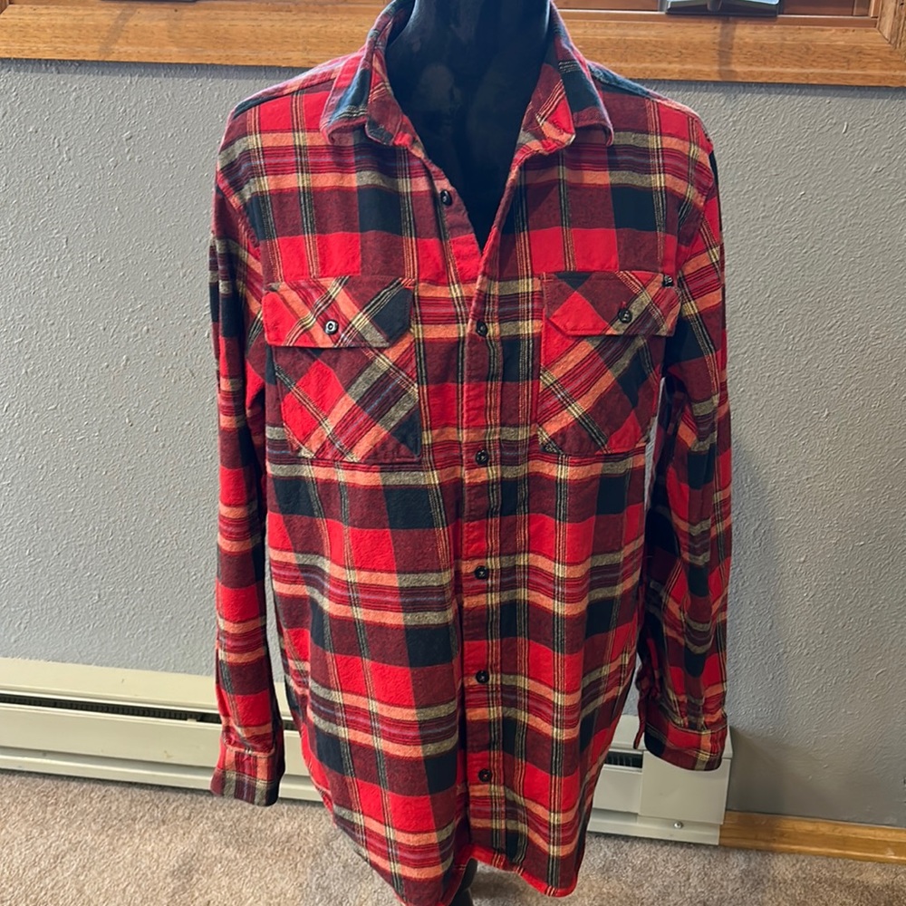 Fox Racing Flannel Shirt Size L